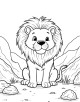 Animals and their Homes Coloring Page