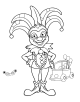 Mardi Gras Coloring Page