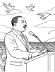 Martin Luther King Jr coloring page