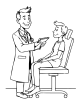 Doctor and Nurse Coloring Page