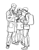 Doctor and Nurse Coloring Page