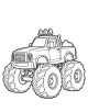 Monster Truck Coloring Page