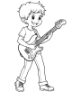 Musician Coloring Page