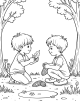 Outdoor Activities Coloring Page