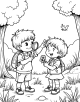 Outdoor Activities Coloring Page