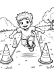 Outdoor Activities Coloring Page