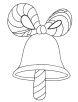 One jingle bell coloring page