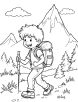 Outdoor adventure coloring page 2