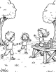 Outdoor Activities Coloring Page