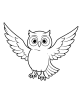 Owl Coloring Page