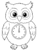 Owl Coloring Page