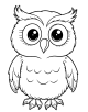 Owl Coloring Page