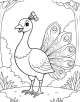 Peacock Coloring Page