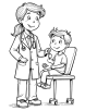 Pediatrician coloring page 2