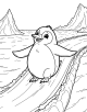 Penguin Coloring Page