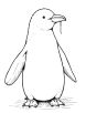 Penguin coloring page 5