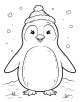 Penguin Coloring Page