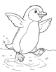 Penguin Coloring Page