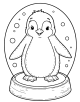 Penguin Coloring Page