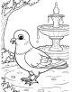 Pigeon Coloring Page