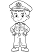 Pilot Coloring Page