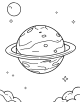 Planet Coloring Page