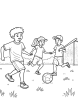 Playing sports coloring page 2