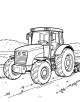 Tractor Coloring Page