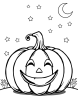 Pumpkin coloring page