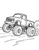 Monster Truck Coloring Page