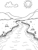 River coloring page