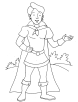 Royal prince outfit coloring page