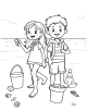 Outdoor Activities Coloring Page