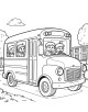 School Bus Coloring Page