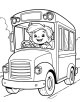 School Bus Coloring Page