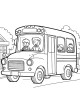 School Bus Coloring Page