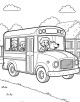 School Bus Coloring Page