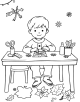 Arts and Crafts Coloring Page