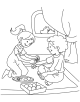 Raksha Bandhan Coloring Page