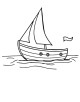 Boat Coloring Page