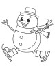 Snowman Coloring Page