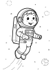 Astronaut Coloring Page