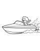 Boat Coloring Page