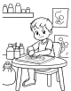 Arts and Crafts Coloring Page