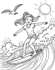 Outdoor Activities Coloring Page