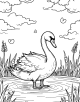 Swan Coloring Page