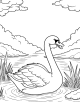 Swan Coloring Page