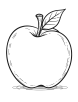 Sweet apple coloring page