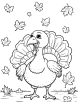 Thanksgiving celebration coloring page