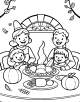 Thanksgiving Coloring Page